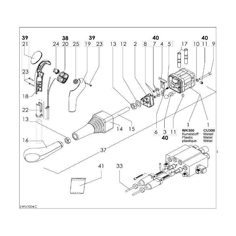 (7) Stoll Joystick LWV 1016C IP-8347
