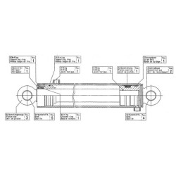Zestaw uszczelnień 40x63 Stoll Robust F10HD/HDP/HDPM/HDOE
