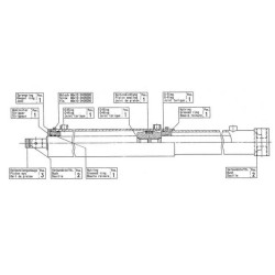 Zestaw uszczelnień 40x75 Stoll Robust 35-51, F15-F 36