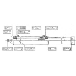 Zestaw uszczelnień 40x80 Stoll Robust F 50,51HDPM