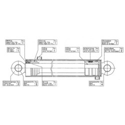 Zestaw uszczelnień 63x85 Stoll Robust F50-51HD/HDPM
