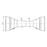 Pierścień ślizgowy B-4/1 fi50/58-rura I 66mm LFMR 40210/01.00.002/1