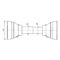 Pierścień ślizgowy B-4/2 fi50/58-rura II 60mm LMFR 40210/02.00.002