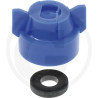 Bajonettmutter SW 8 Blau inkl.Dichtung