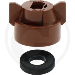 Bajonettmutter SW 8 Braun inkl.Dichtung