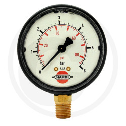 Hardi 280637 Manometr 0-6bar 1/4" dół, glicerynowy fi65mm