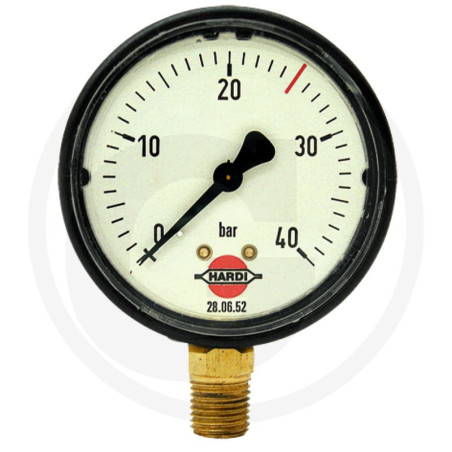 Hardi 280652 Manometr 0-40bar 1/4" dół, glicerynowy fi65mm