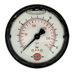 Hardi 283754 Manometr 0-16bar 1/4" tył, glicerynowy fi65mm