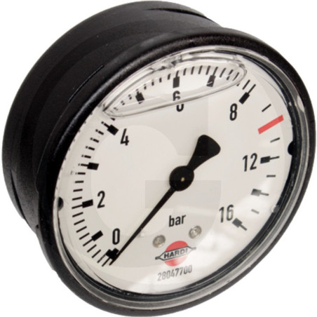 Hardi 28047700 Manometr 0-16bar tył, glicerynowy