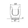 Pierścień ślizgowy B-10/1 fi4147-rura I 56mm LFMR 100210/01.00.002/1