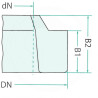 Zgarniacz 75x85x5/7