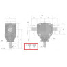Przekładnia T 1:1,9 1i3/8"Z6/fi25mm/fi25mm GR