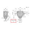 Przekładnia T 1:1,9 fi25mm/fi25mm/fi25mm GR
