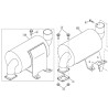 R105059 John Deere Uszczelnienie rury wydechowej,