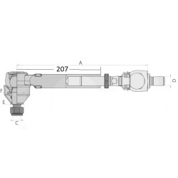 Drążek kierowniczy MANITOU 475284 Kramp 8719607303422
