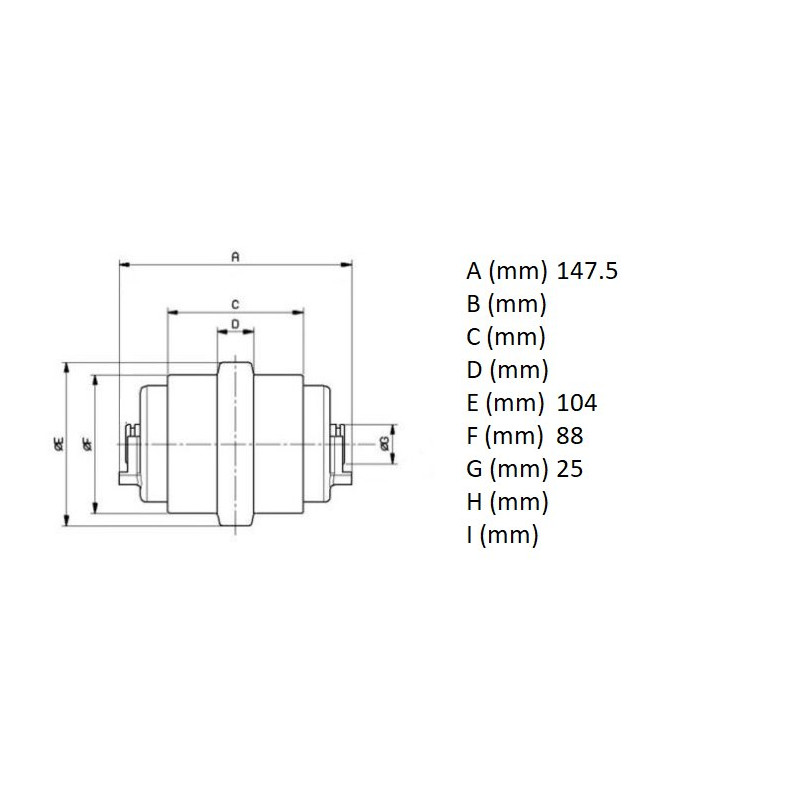Rolka jezdna 231/28600, UF023Z6C