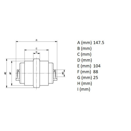 Rolka jezdna 231/28600, UF023Z6C