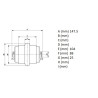 Rolka jezdna 231/28600, UF023Z6C