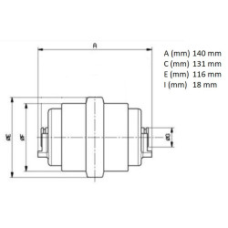Rolka jezdna 1000003860, UF023Z7C