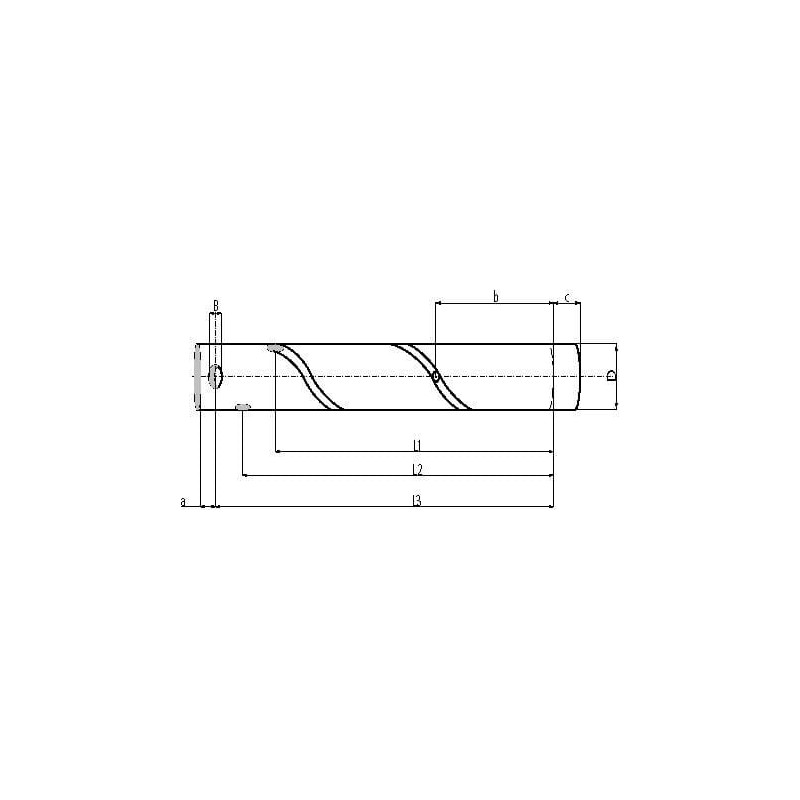 Sworzeń 25x200 mm Kramp