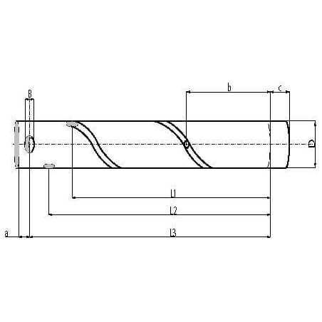 Sworzeń 25x200 mm Kramp