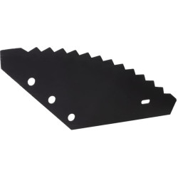 Nóż paszowozu 528x274x6 mm Ø 22 mm z węglikiem