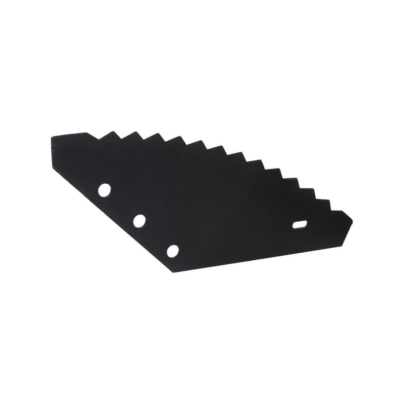 Nóż paszowozu 528x274x6 mm Ø 22 mm z węglikiem