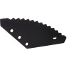 Nóż paszowozu 528x274x6 mm Ø 22 mm z węglikiem