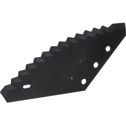 Nóż paszowozu 528x274x6 mm Ø 22 mm z węglikiem