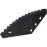 Nóż paszowozu 528x274x6 mm Ø 22 mm z węglikiem