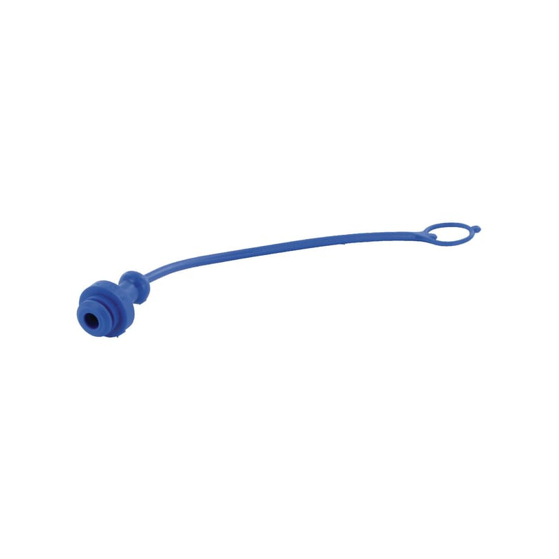 Zatyczka chron. od kurzu NV-F 1/4"PVC niebieska