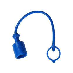 Zatyczka wtyczki  ISO 10 - niebieska NV 1/4"