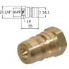 Szybkozłącze wtyczka ISO B wew. 1/4" BSP Faster