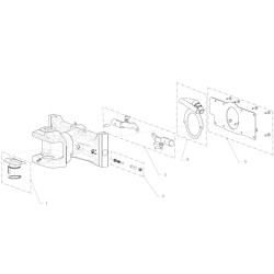 Płytka regulacyjna z uchwytem HS1450KUDE4 Sauermann HS1450KUDE4