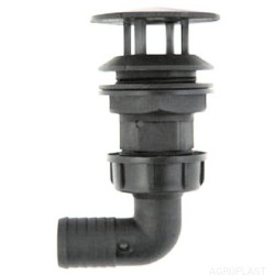 Kolano spustowe zbiornika fi 25mm