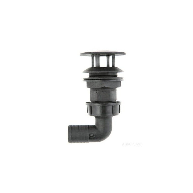 Kolano spustowe zbiornika fi 25mm