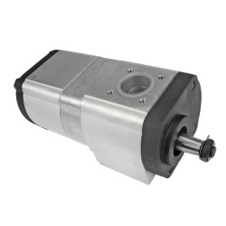 Pompa hydrauliczna lewa 19+11ccm ssący fi30mm zam. Caproni