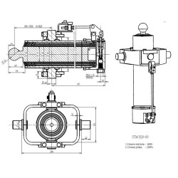 Cylinder D-47/D-50 CT-S158-16-75/3/1320 6050165000