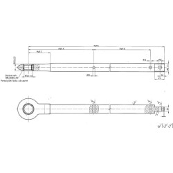 Ucho dyszla, K3 35/700 mm BPW