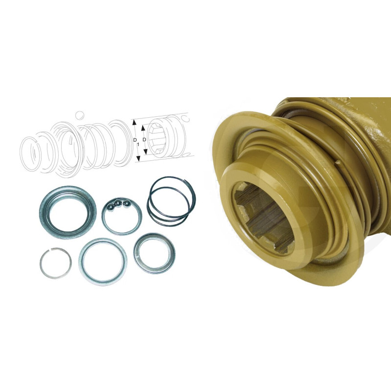 Zabezpieczenie widłaka Walterscheid AZGE, 1i3/8" Z6, Z21 - (11