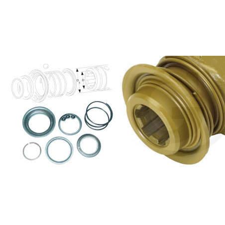 Zabezpieczenie widłaka Walterscheid AZGE, 1i3/8" Z6, Z21 - (11