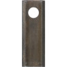 Nóż kosiarki, lewy 118x45x5 mm