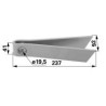 Krone 255744.0F Palec wew., 238 mm długości4059139062911