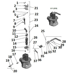 Śruba, M6 x 12 Scharmüller 107202500