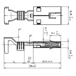 Delphi DE12147474 Konektor Ducon
