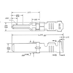 Konektor AMP 66261-2 AMP/TYCO AMP662612