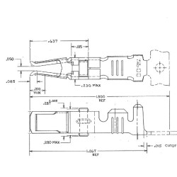 Konektor AMP 66740-6 AMP/TYCO AMP667406