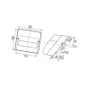 Lampa tylna Case, New Holland, Steyr prawa Hella 2SD996030021