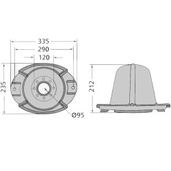 Krone 150034.5F Tarcza tnąca z mocowaniem zakręcanym4059139114108
