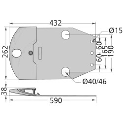 Krone 150269.1F Płoza4059139257041